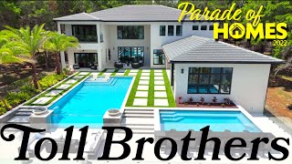 Toll Brothers Florida 8000 sq ft Luxury Home  Parade of Homes Orlando [upl. by Ahsema]