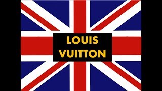 How to pronounce quot Louis Vuittonquot in English Authentic British accent [upl. by Ycnan]