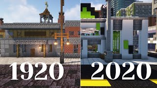 Through the Years in Minecraft [upl. by Ynattir]