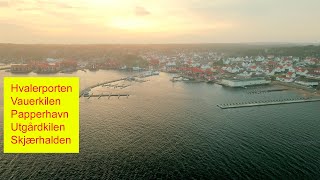 Norway Hvaler Islands from the Hvalerport to Skjærhalden 4K Drone [upl. by Reger89]