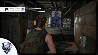 The Last Of Us 2  Sharpshooter Trophy Guide Hidden Trophy Win the marksmanship competition [upl. by Kataway]