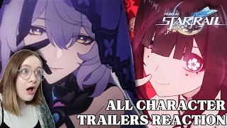 THESE TRAILERS ARE INSANE  Reacting to ALL of the Honkai Star Rail Character Trailers [upl. by Shaun147]