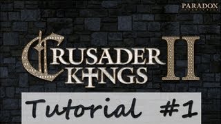 Crusader Kings 2  Tutorial Básico 1 Introdução [upl. by Erbes463]