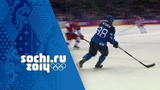 Ice Hockey  Mens QuarterFinal  Finland v Russa  Sochi 2014 Winter Olympics [upl. by Herring]