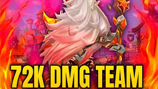 72000 DAMAGE TEAM ft Lydia amp Bellenus  Summoners War [upl. by Lovich]