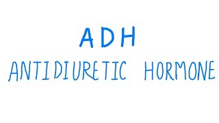 Antidiuretic Hormone  ADH Hindi  Its physiology and how it works ADH antidiuretichormone hindi [upl. by Ecyak]