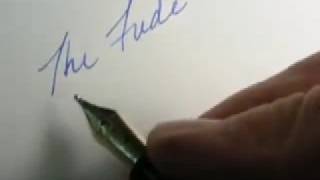 Sailor Fude nib writing sample  nibscom [upl. by Anawat]