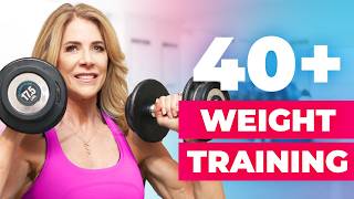 Weight Training for Women Over 40 What To Do Step by Step [upl. by Eras422]