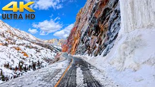 Million Dollar Highway Colorado Rocky Mountain Scenic Drive 4K San Juan Skyway Durango to Ouray [upl. by Attenol761]