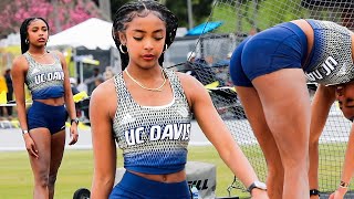 UC Davis college womens high jump [upl. by Mahda]