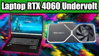 Undervolt your Laptop RTX 4060 for more FPS and Lower Temperature  Tutorial [upl. by Armalla]