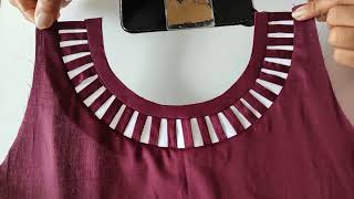 इस Neck Design ने धूम्म मचा रखी हैTrending neck design cutting and stitchingseemadesigns [upl. by Eiggep]