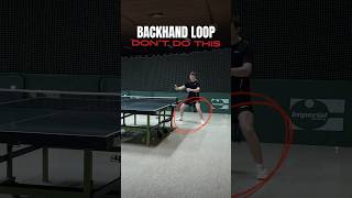 BACKHAND Basics tabletennis pingpong [upl. by Yrellih]