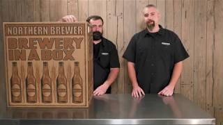 How to Homebrew with Northern Brewer Deluxe Home Brewing Starter Kit [upl. by Ateuqram]