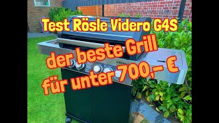 Der beste Gasgrill für unter 700 Euro Test Rösle Videro G4S  Westmünsterland BBQ [upl. by Redmer440]