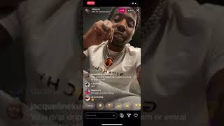 YFN Lucci vibed out on IG Live [upl. by Naols]