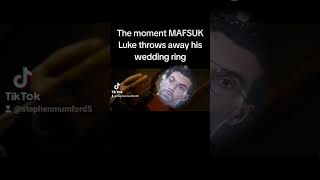 MAFSUK Luke throws away his wedding ring shortsvideo mafsuk marriedatfirstsightuk mafs bilbo [upl. by Aem454]