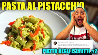 PASTA AL PISTACCHIO😱 provo gli ingredienti suggeriti da voi 2 [upl. by Lexerd]