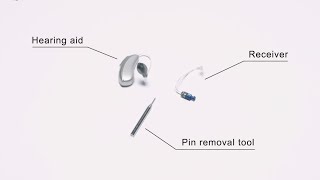 How to replace the receiver on a Phonak Audéo M hearing aid [upl. by Robins]