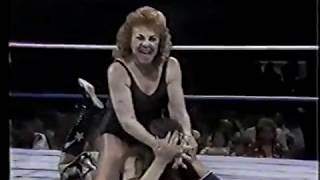 The Fabulous Moolah vs Angie Minnelli 5151987 [upl. by Llessur]