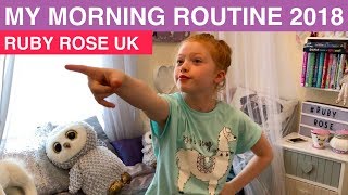 MY MORNING ROUTINE 2018  RUBY ROSE UK [upl. by Libna]