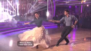 Maksim Chmerkovskiy amp Meryl Davis dancing Viennese Waltz on DWTS 5 12 14 [upl. by Ashil679]