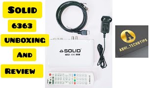 DD Free Dish Mpeg4 HD SettopBox  Solid HDS2 6363 Full Hd MPEG4 Box Unboxing [upl. by Ihcekn]