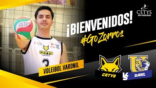 VOLEIBOL VARONIL  CETYS vs UANL [upl. by Dnalkrik]