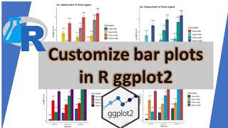 Customize Bar plot in R GGplot2 in 5 steps  Beautiful publication ready bar plot [upl. by Gore]