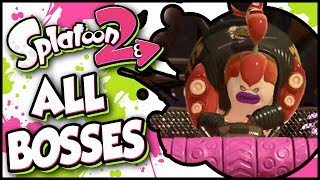 Splatoon 2  ALL BOSSES No Damage Taken [upl. by Yhtnomit]