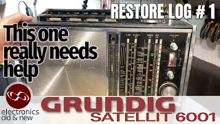 This one really needs some help Grundig Satellit 6001 restoration part 1 [upl. by Settera]