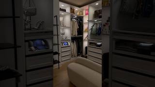 My DIY cloffice and beauty room is vibeyyy Full video on my channel closettour ikea closetgoals [upl. by Ateekram]