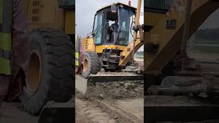 Motor grader working video road grader grader operator techniques grader motorgrader jcb [upl. by Zed]