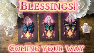 🪽✨💜BLESSINGS coming your way  Pick a card reading 🪽✨💜 [upl. by Onitnas338]