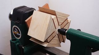 Woodturning Plywood Can It Be Beautiful [upl. by Enamrej]