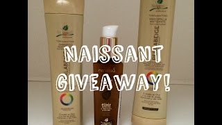 CLOSED GIVEAWAY Naissant Perla Beige Toning Shampoo Mask and Argan Oil [upl. by Goddard]