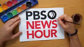 How to draw the PBS NewsHour logo [upl. by Paulina]