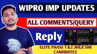 Wipro All Imp Updates  All Doubts Cleared  Onboarding Joining  Interview ResultsRejection Mail [upl. by Iluj]