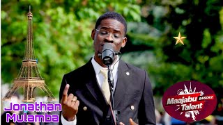 Maajabu Talent Europe 💥 Powerful STREET WORSHIP PARIS  JONATHAN MULAMBA  Live [upl. by Yadnil]