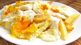 Cómo hacer Huevos Rotos al estilo Lucio [upl. by Roybn]