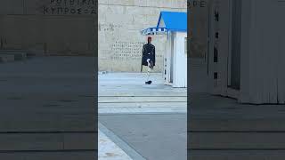 Evzones Greek Presidential Guard  Τomb of Unknown Soldier  Monument in Athens [upl. by Tarrsus505]