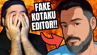 Fake Kotaku Editor FAILS Miserably on Livestream 🤡 endkotaku [upl. by Recnal]