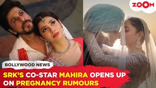 Shah Rukh Khan’s costar Mahira Khan BREAKS silence on pregnancy rumours amp her exit from an OTT show [upl. by Thagard354]