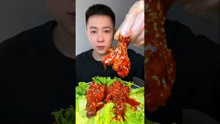 Spicy Delicious Chicken Legs mukbang short [upl. by Soracco]