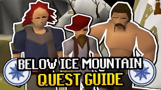 Below Ice Mountain Quest Guide Full Walkthrough  Step by Step Guide OSRS [upl. by Ennad925]