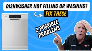 How to service dishwasher not filling with water or washing correctly White Westinghouse Electrolux [upl. by Giguere]