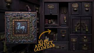 Apothecary Advent Calendar Miniature Cabinet  feat Steve the Christmas Unicorn [upl. by Oigroeg]