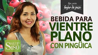 ¡Obtén un vientre plano con esta bebida  Salud180 [upl. by Rimaj]