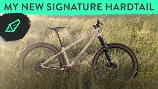 My NEW Signature Hardtail Frame  The Stanton Sedona First Look [upl. by Sillyhp]