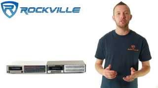 Rockville REQ42B Black and REQ42S Silver 19quot Rack Mount 2 x 21 Band Equalizer wSpectrum Analyzer [upl. by Tonya]